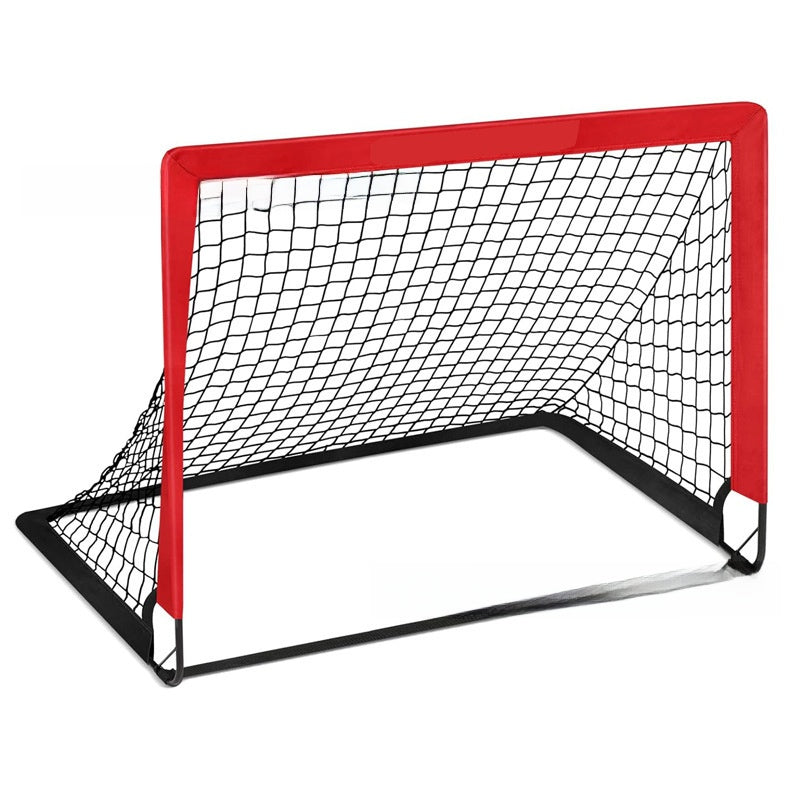 Portería de fútbol plegable con red