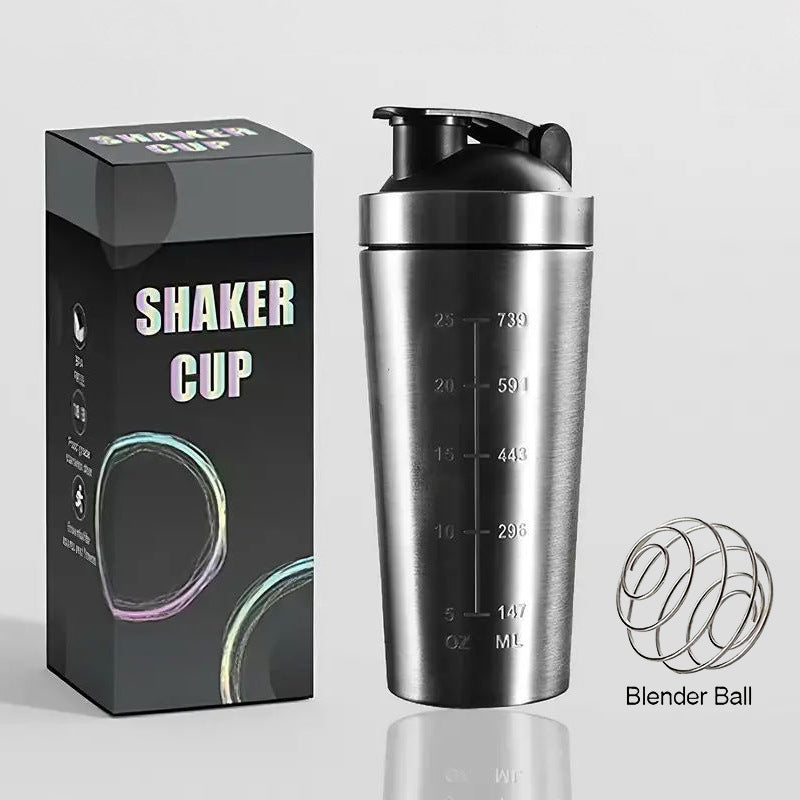 Shaker de Acero Inoxidable para Fitness