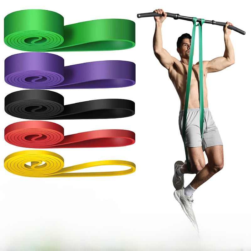 Elastic Fitness Resistance Band with Handles