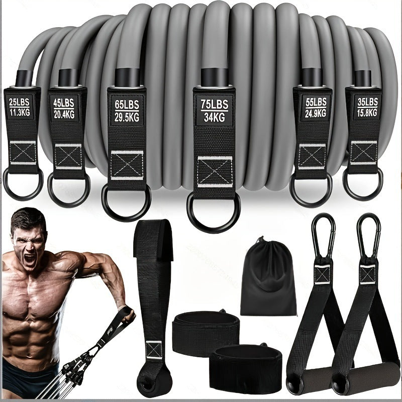TPE Resistance Band Set with Accessories
