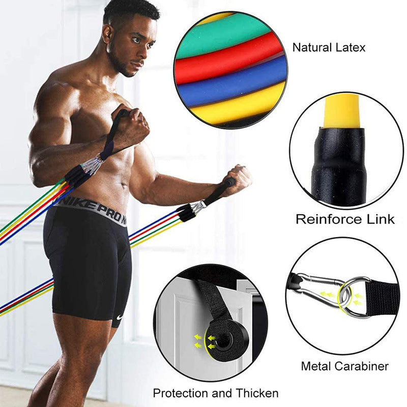 Set de Bandas de Resistencia de 11 Piezas (15–35 lb)