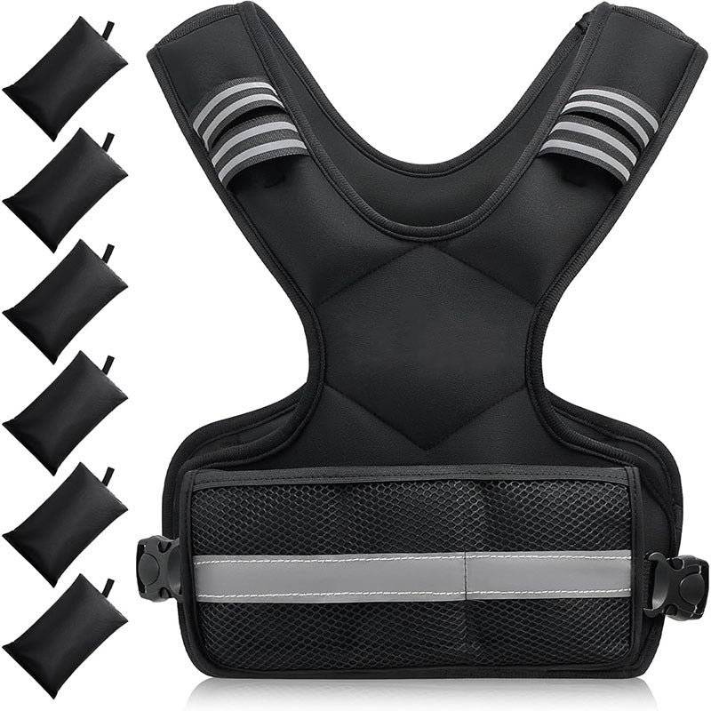 Chaleco Lastrado de Entrenamiento con Peso Ajustable (5, 10 y 15 kg)