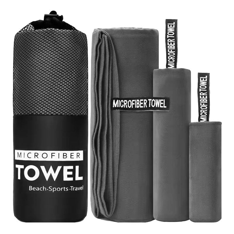 Set de 3 Toallas Deportivas de Secado Rápido