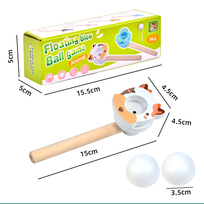 Juego de Bolitas Flotantes para Entrenamiento de Respiracion Infantil