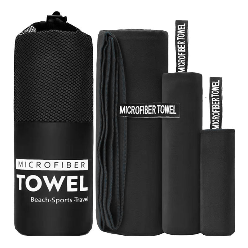 Set de 3 Toallas Deportivas de Secado Rápido