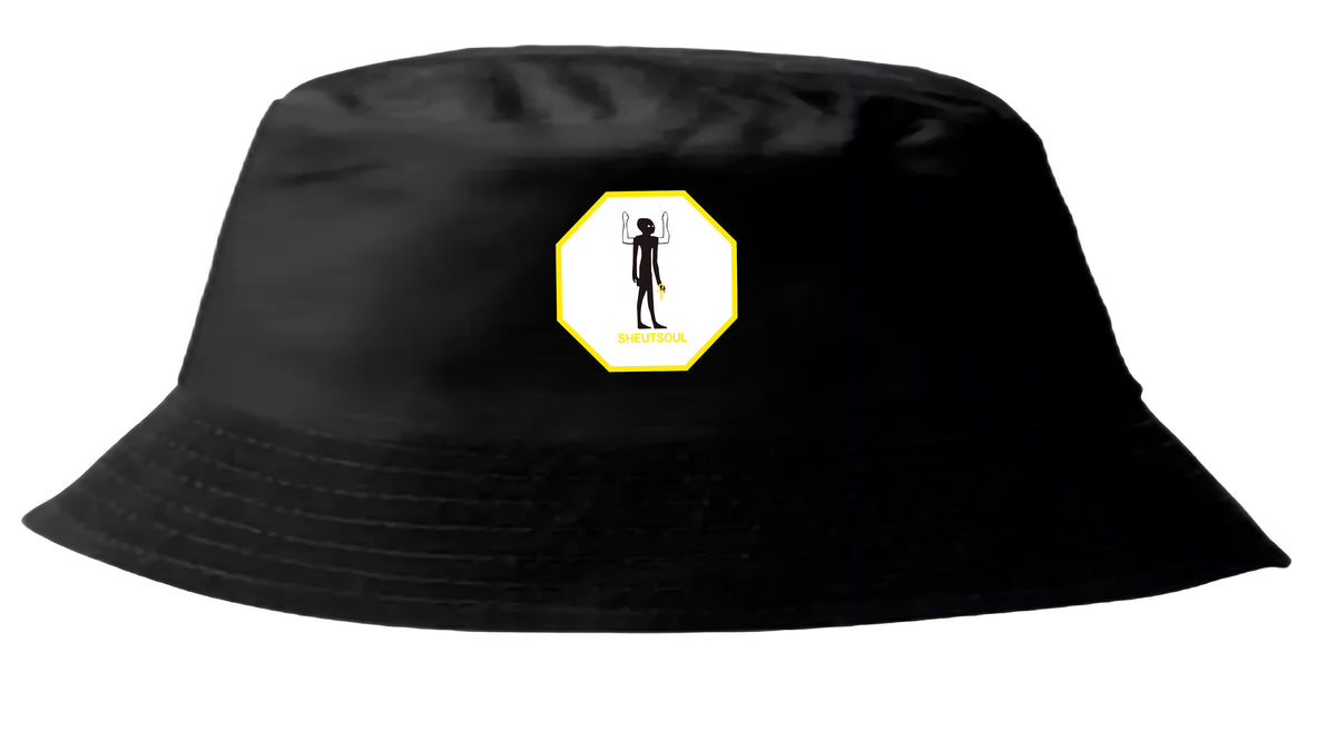 Gorro Bucket Hat Negro Sheutsoul – foto principal